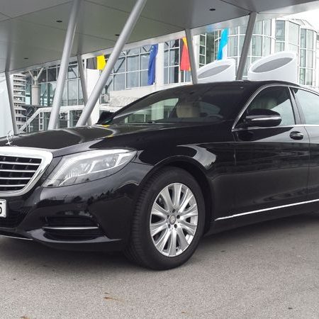 schwarzer S-Klasse Mercedes Limousinenservice München