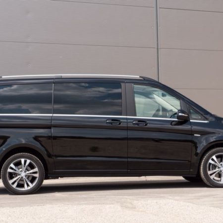 schwarzer Mercedes Van G&P Limousinenservice München